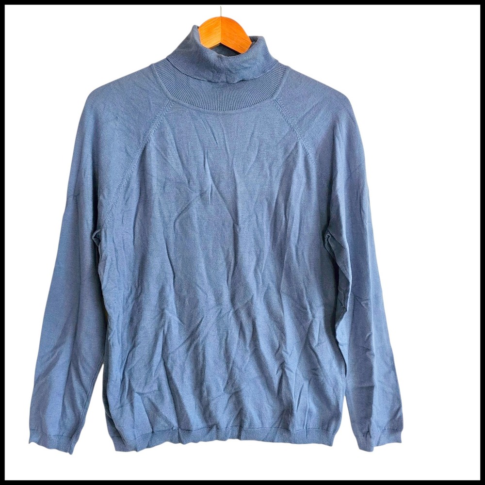 Talbots Turtleneck Sweater Pullover Knit Long Sleeve Casual XL Lightweight